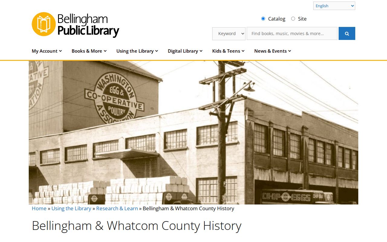 Whatcom County people directories local history resources
