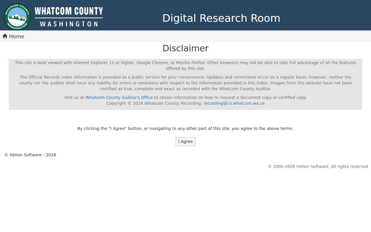 Whatcom County people search recorded document gateway